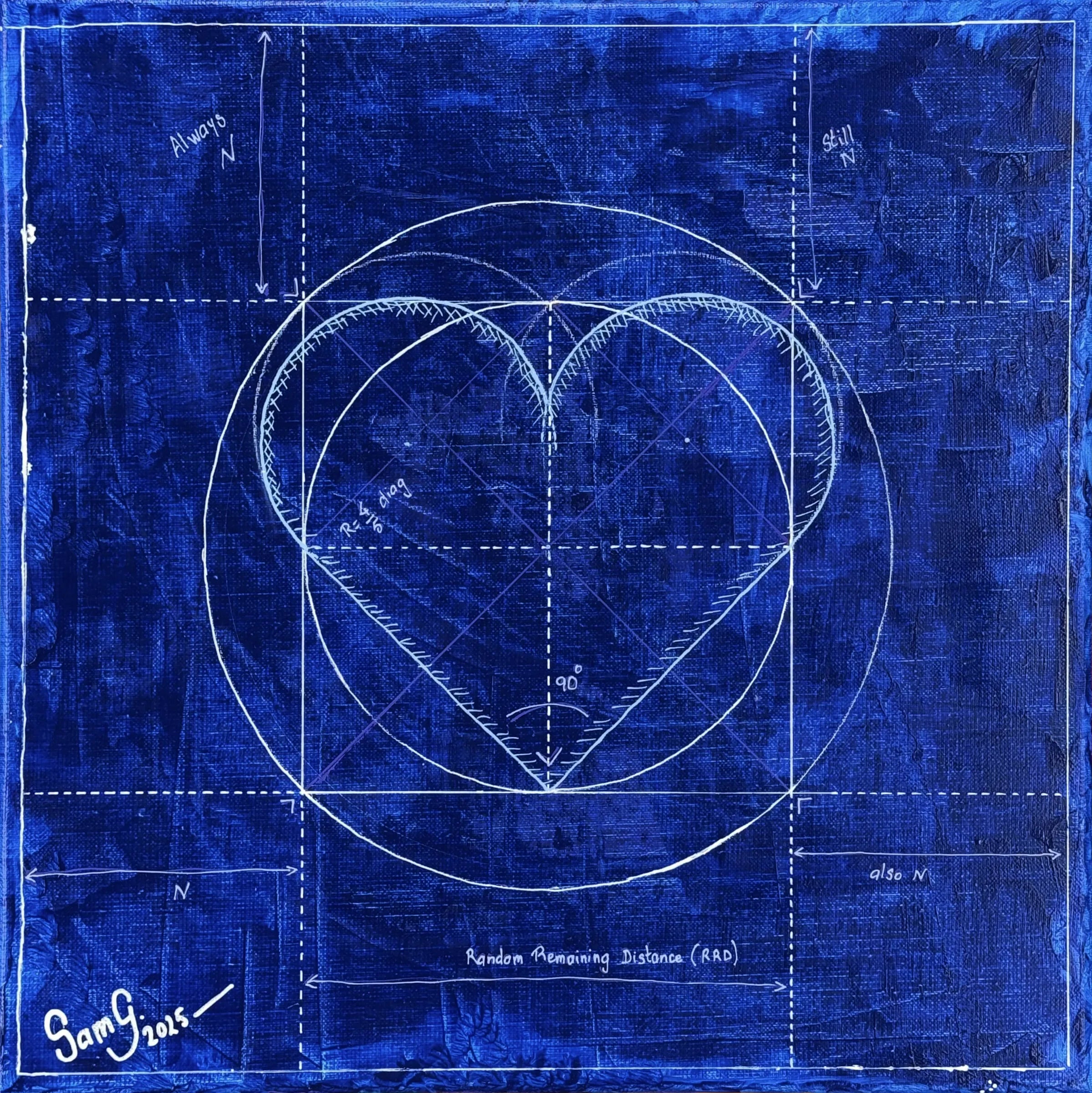 "Anatomy of a heart" Original Artwork