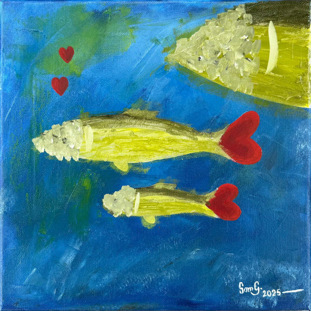 Anonymous Sardines — close-up view