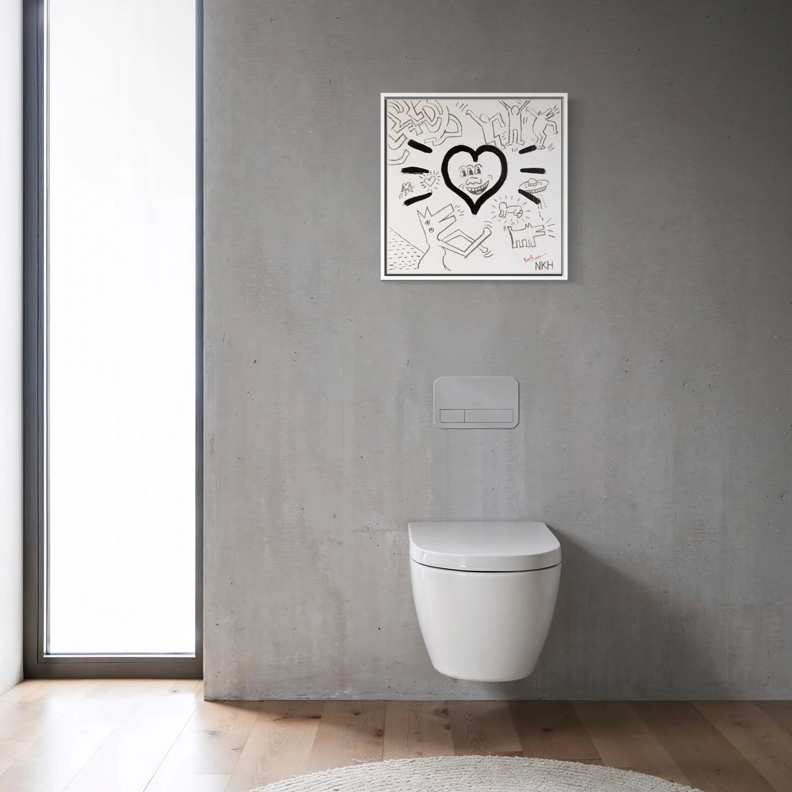Not by Keith Haring - square view
