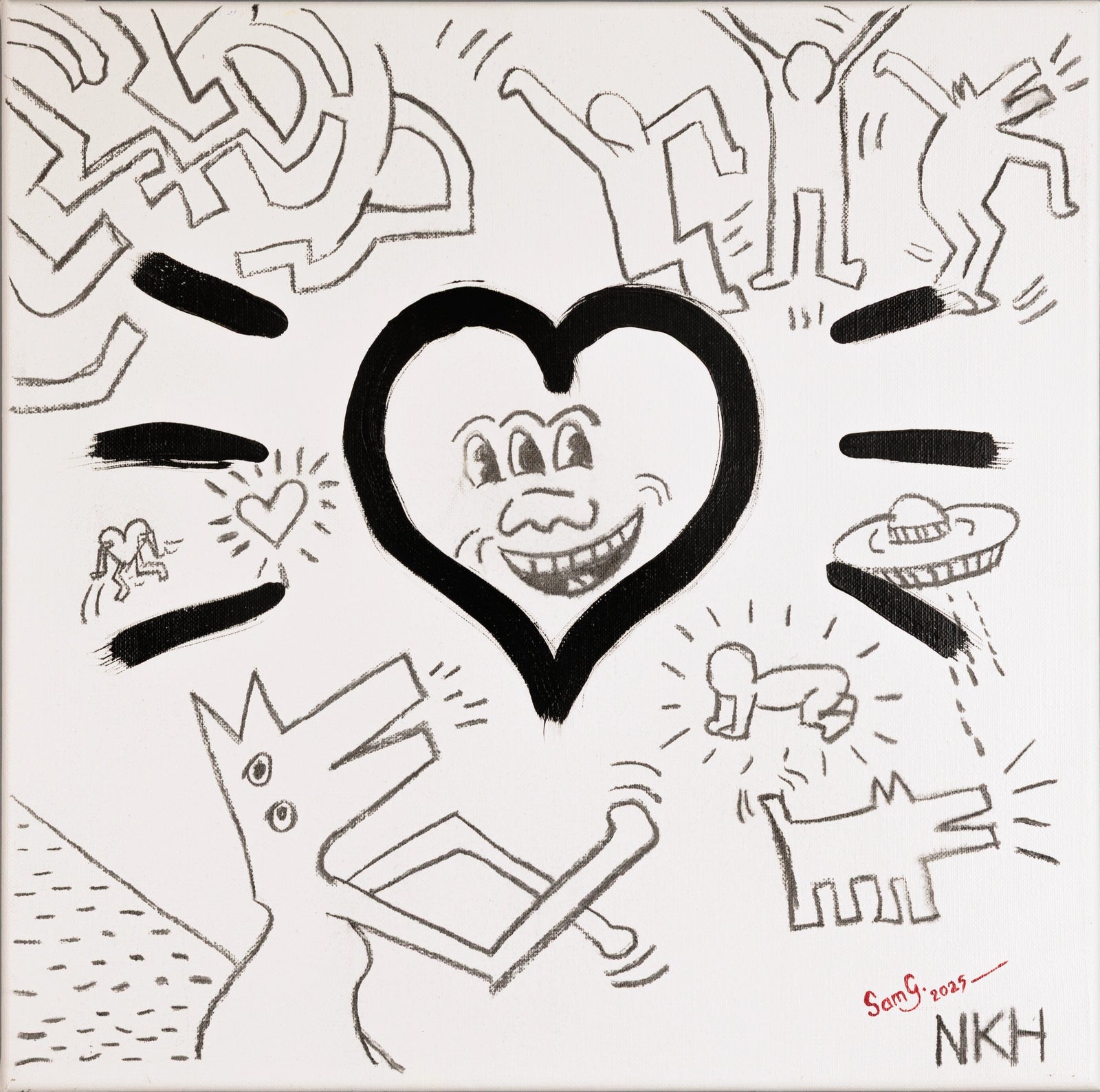 Not by Keith Haring