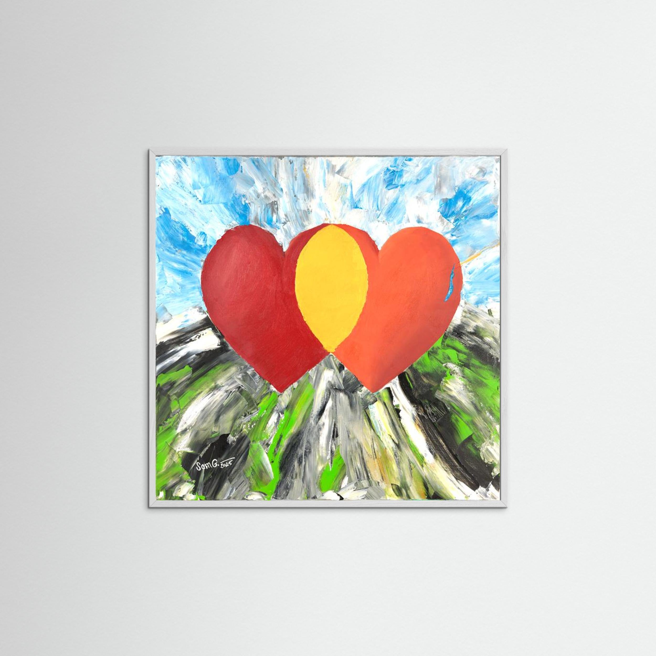 "Heart between us" Open Edition Print 50cm