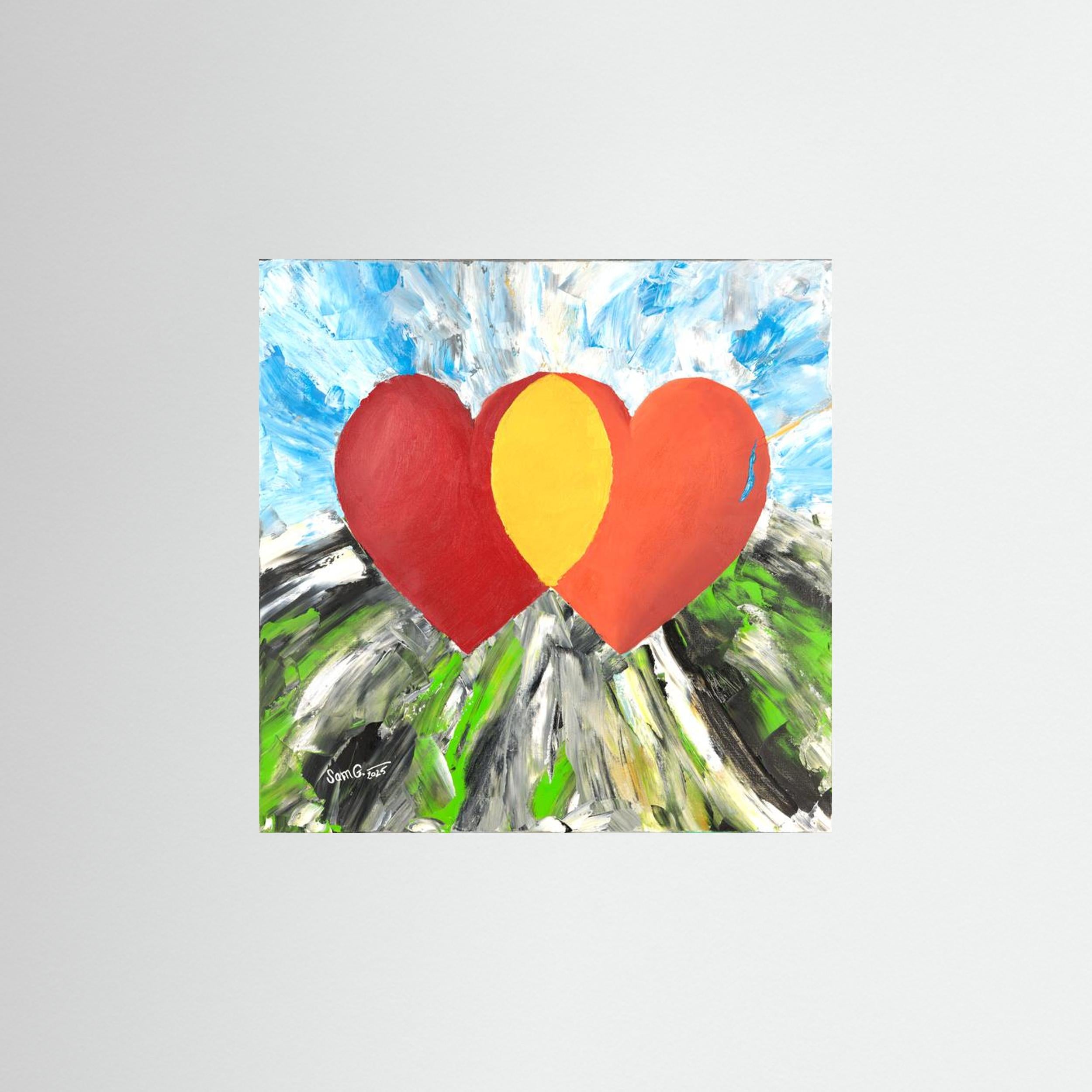 "Heart between us" Open Edition Print 50cm